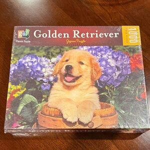 Golden Retriever Jigsaw Puzzle - Brown